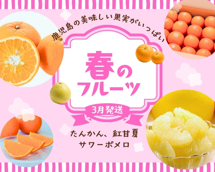 3月発送：春のフルーツ：たんかん・紅甘夏・サワーポメロ