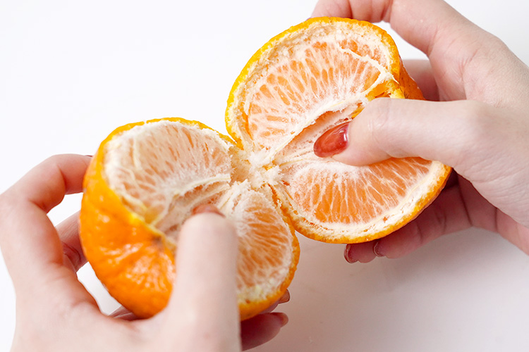 「ぽんかん」の皮の剥き方・食べ方ガイド