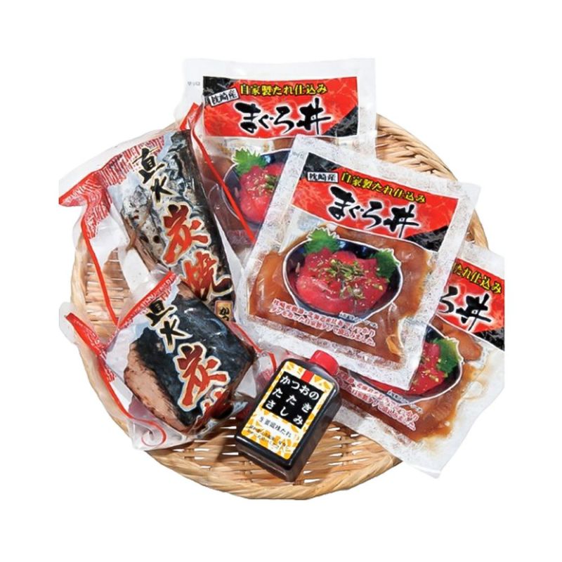 枕崎 かつおタタキ&マグロ丼セット | かつお公社の商品画像02