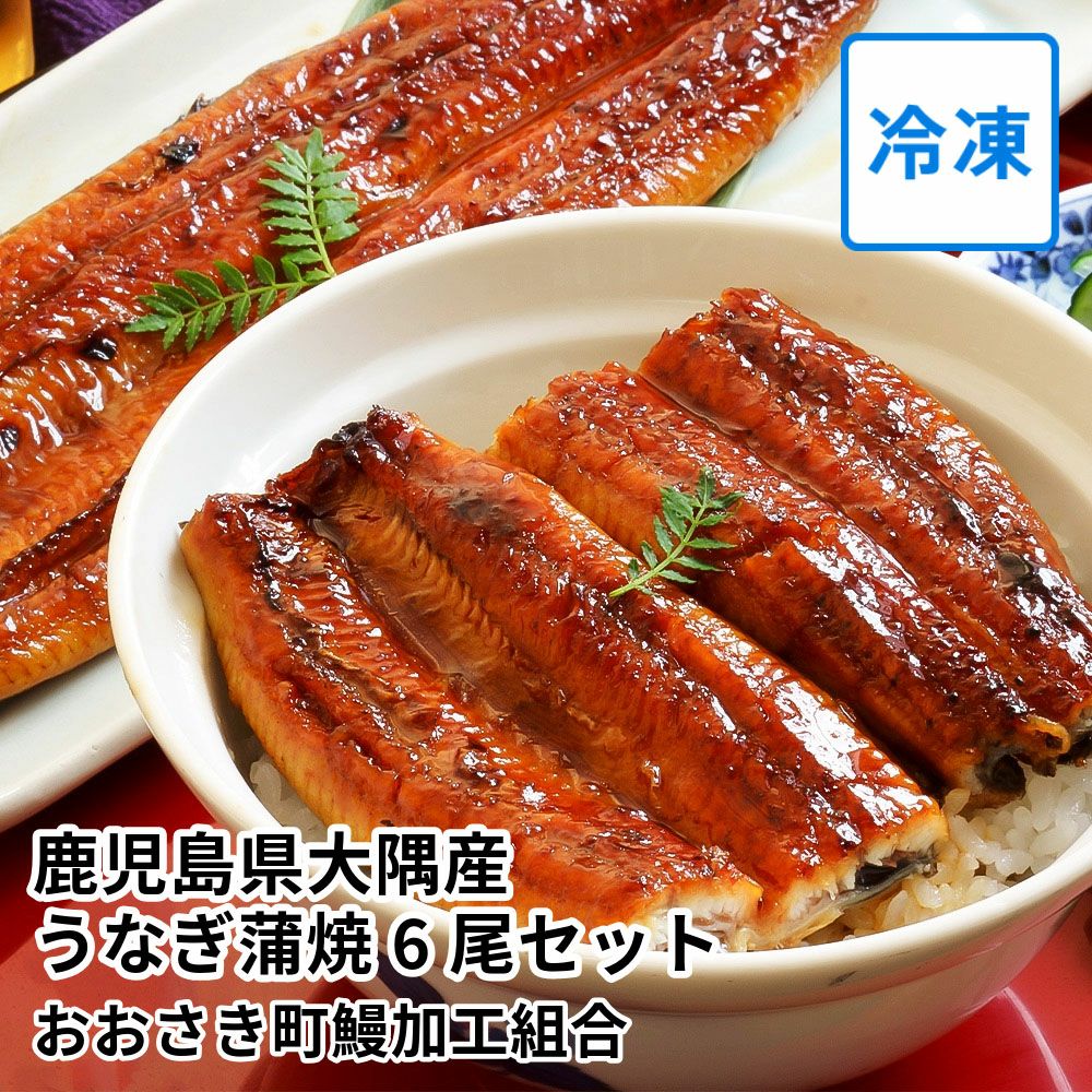 鹿児島県大隅産 うなぎ蒲焼 6尾セットの商品画像01