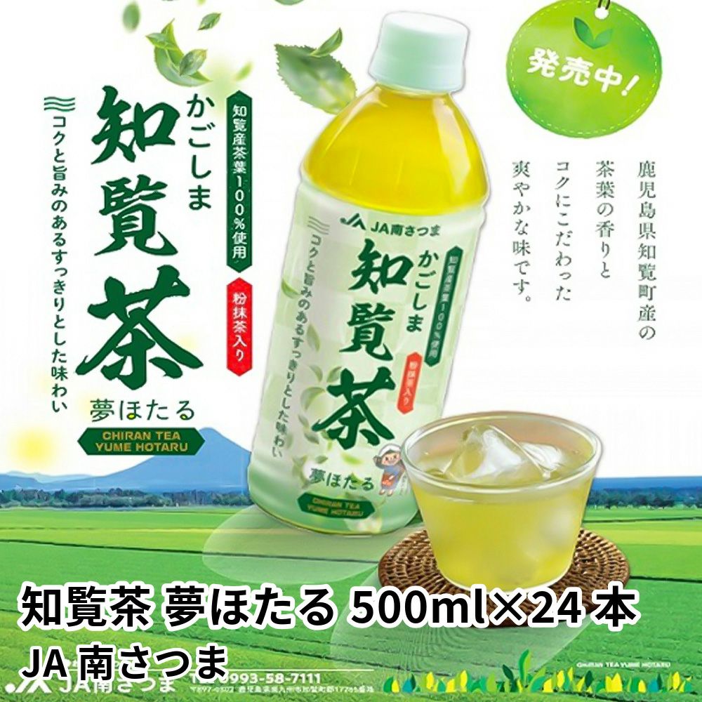 知覧茶 夢ほたる ペットボトル 500ml×24本 | JA南さつま の商品画像01