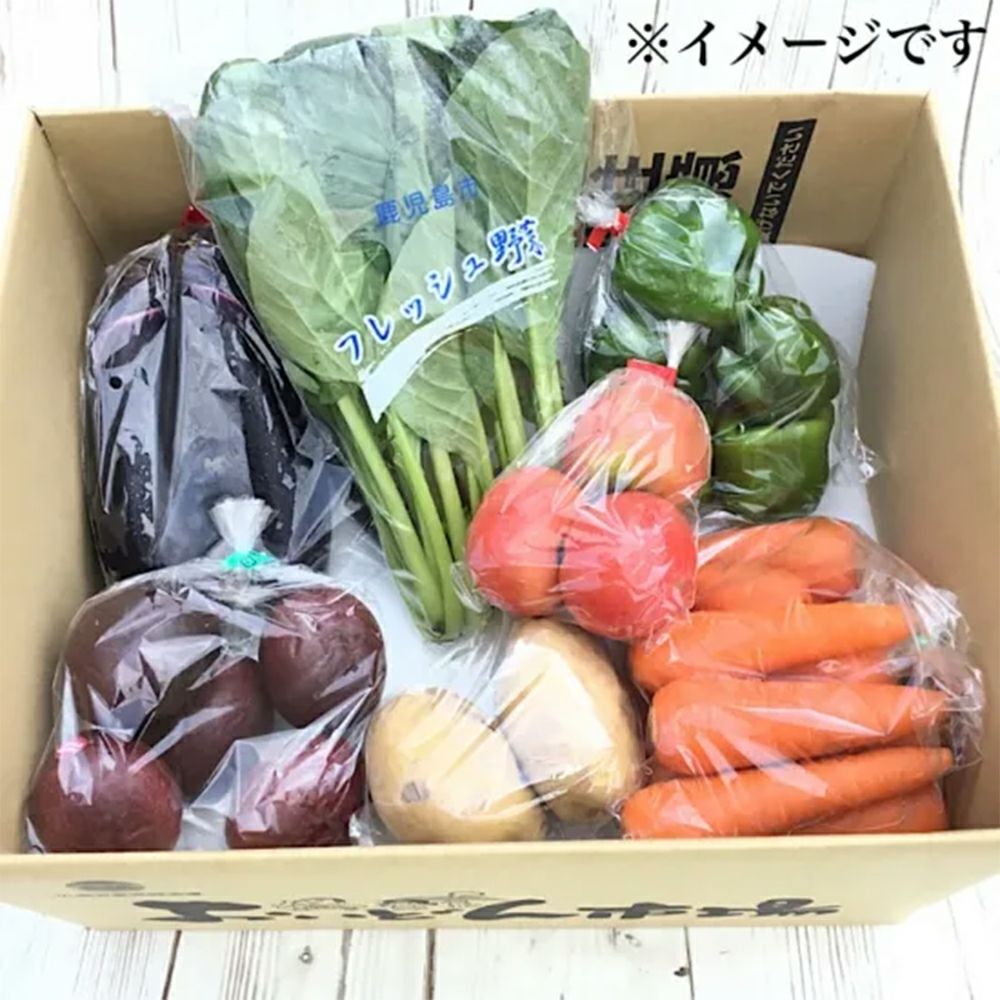 鹿児島県産野菜・果物セット Sサイズ 5～7品目の商品画像02